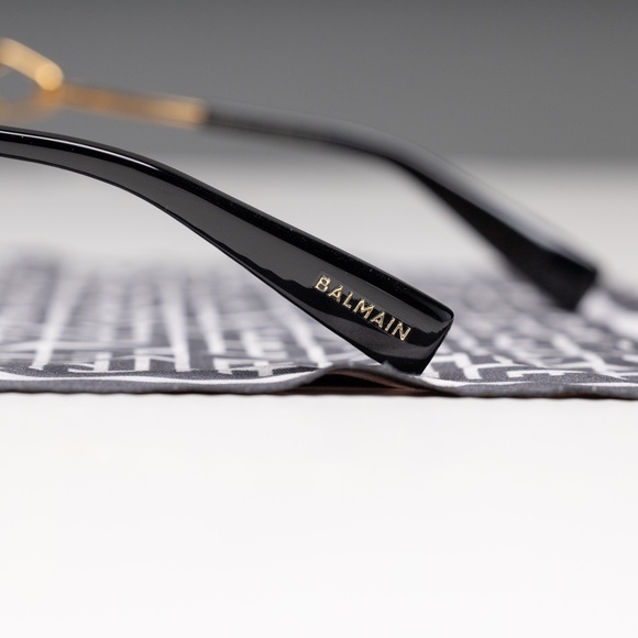 Balmain Gendarme Square Metal Oversize Sunglasses - Picture 6 of 12